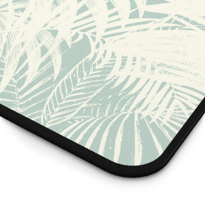 "Blue Palm" Desk Mat