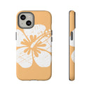 "The Classic Hibiscus" Phone Cover - Distressed Orange