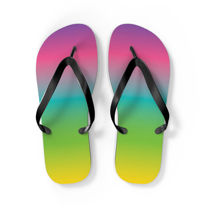 "Tropical Sunset" Flip Flops