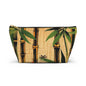 "Vintage Bamboo" Accessory Pouch w T-bottom