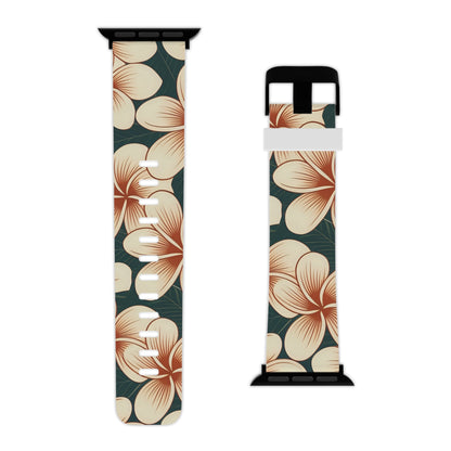 "The Plumeria" Watch Band for Apple Watch