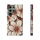 "The Plumeria" Phone Case - Mono Red