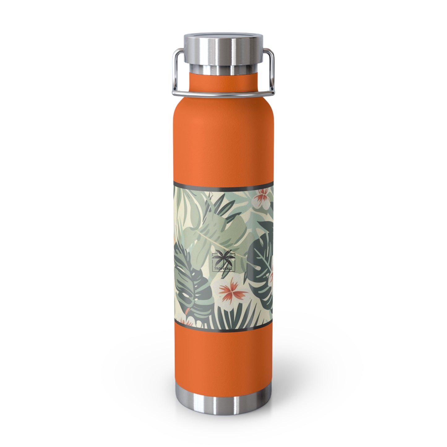 Tropicali Copper Insulated Bottle with cap, 22oz