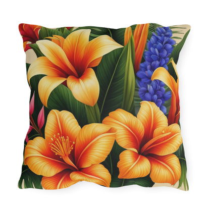 "Tropical Arrangements" Outdoor Pillow