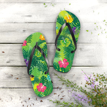 "The Tropics" Flip Flops