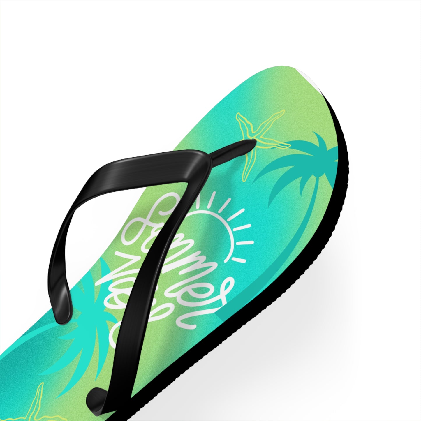 "Summer Vibes" Flip Flops