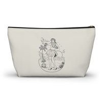 "Hula Girl" Accessory Pouch w T-bottom