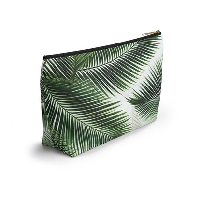 "The Palm Leaf"  Accessory Pouch w T-bottom