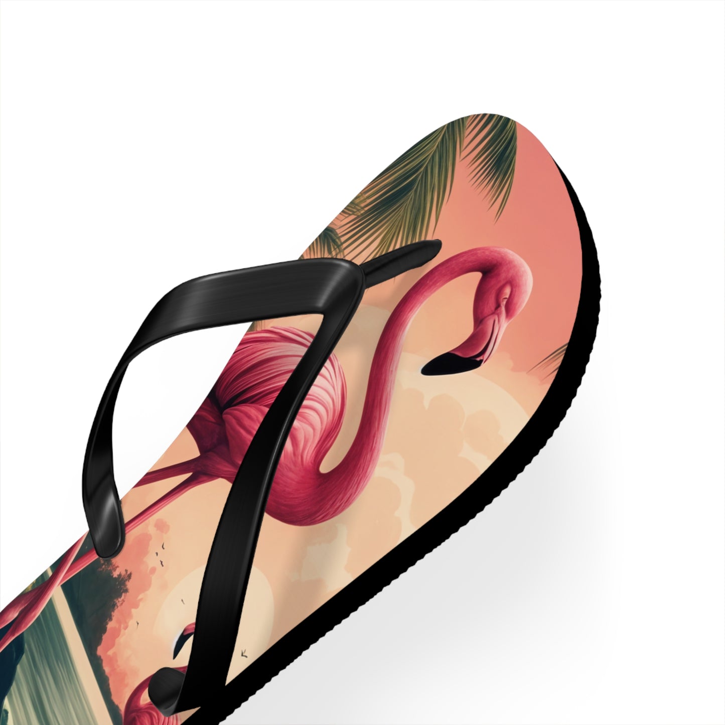 "Pink Flamingos" Flip Flops