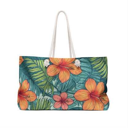 "Tropical Vibes" Beach Bag