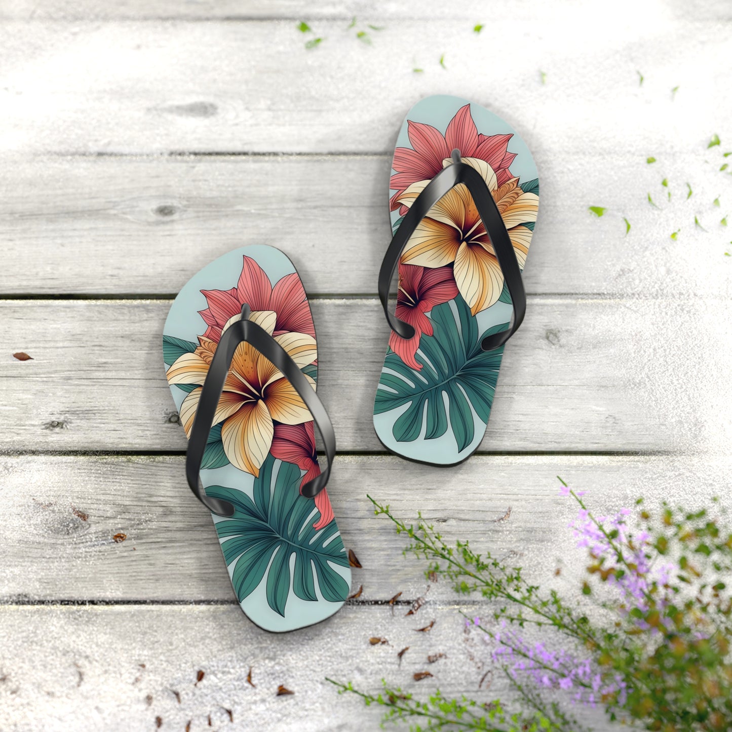 "Tropicali" Flip Flops