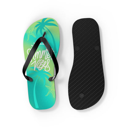 "Summer Vibes" Flip Flops