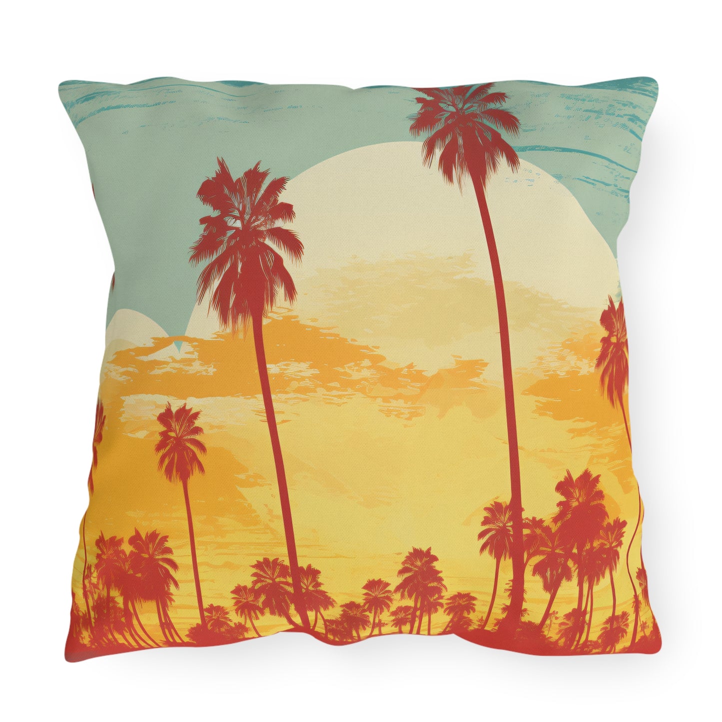 "Vintage California " Outdoor Pillow