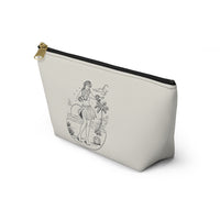 "Hula Girl" Accessory Pouch w T-bottom