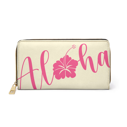 "Aloha" Zipper Wallet