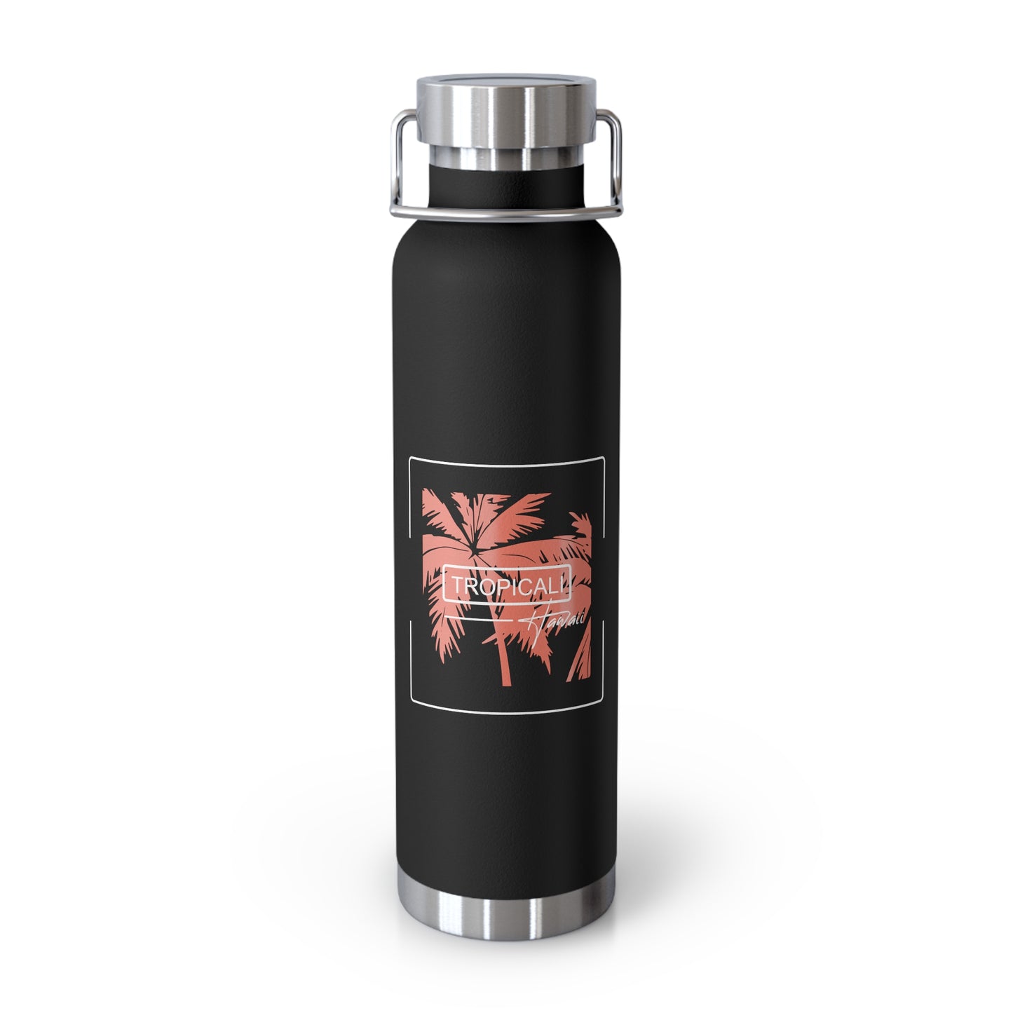 Tropicali Hawaii Copper Insulated Bottle with cap, 22oz