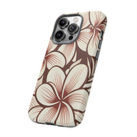 "The Plumeria" Phone Case - Mono Red