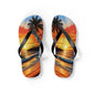 "Hawaiian Sunset" Flip Flops