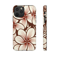 "The Plumeria" Phone Case - Mono Red