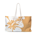 "The Classic Hibiscus" Beach Bag - Distressed Orange