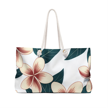 "The Plumeria"  Beach Bag