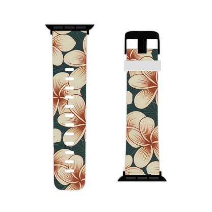 "The Plumeria" Watch Band for Apple Watch