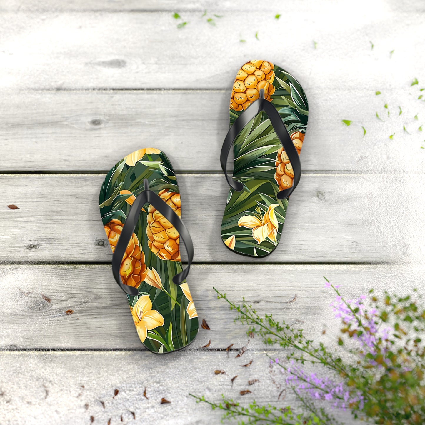 "The Pineapple" Flip Flops