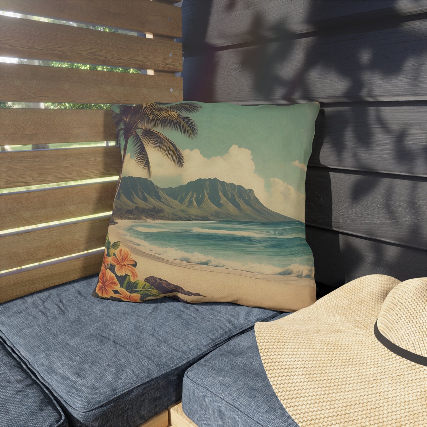 "The South Pacific" Outdoor Pillow