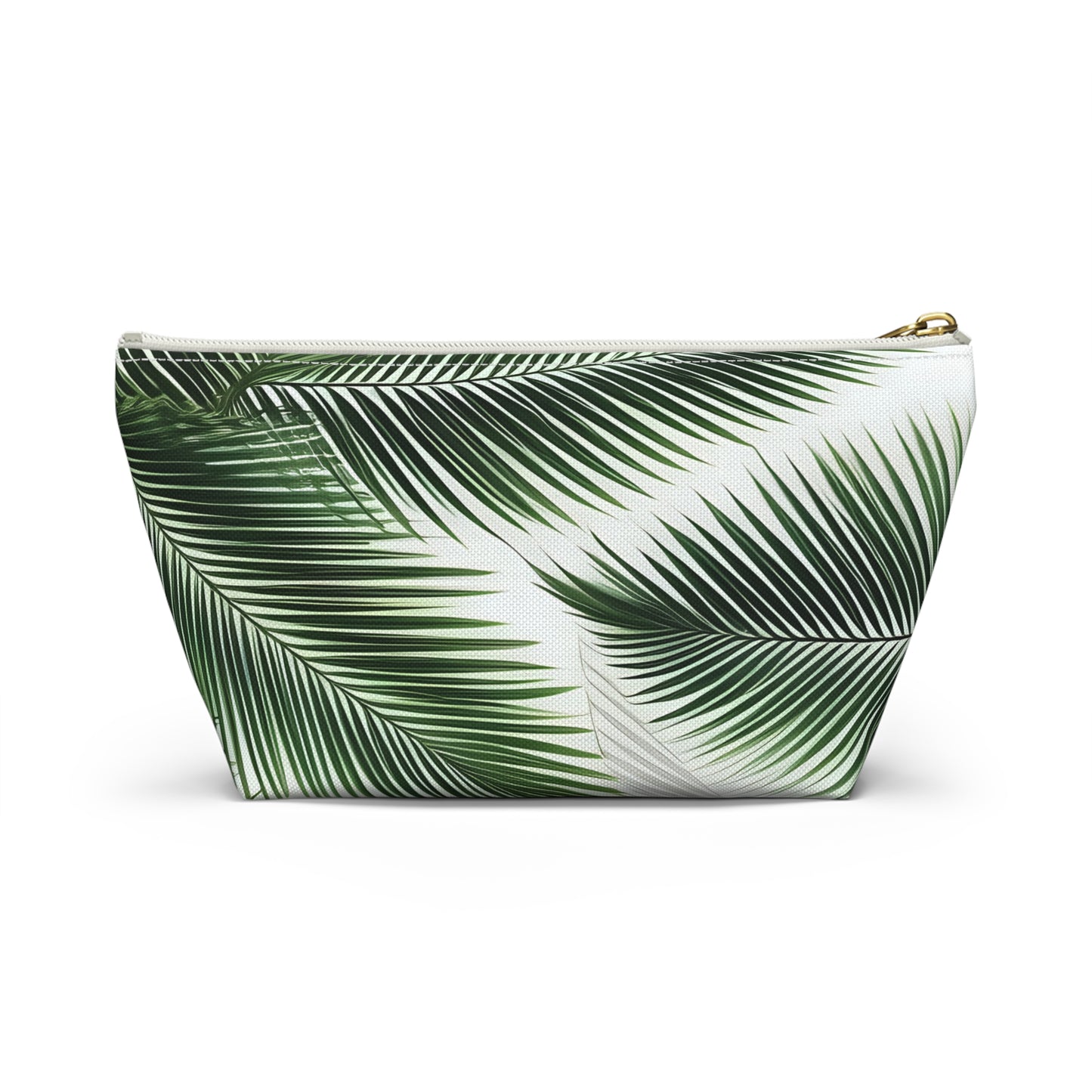 "The Palm Leaf"  Accessory Pouch w T-bottom