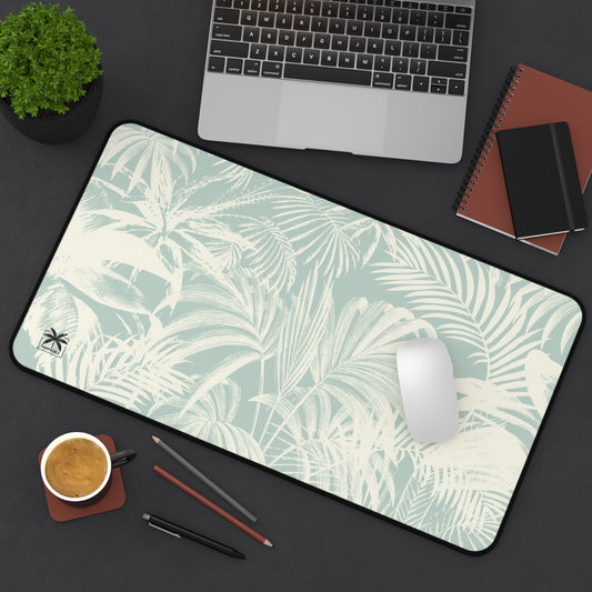 "Blue Palm" Desk Mat