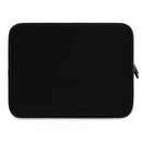 "The Hibiscus"  Laptop Sleeve - Black and White