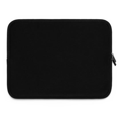 "The Hibiscus"  Laptop Sleeve - Black and White