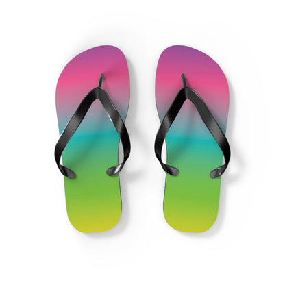 "Tropical Sunset" Flip Flops