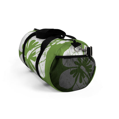 "The Classic Hibiscus" Duffel Bag - Distressed Green