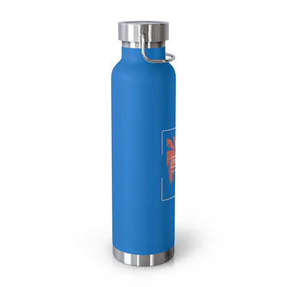 Tropicali California Copper Insulated Bottle with cap, 22oz