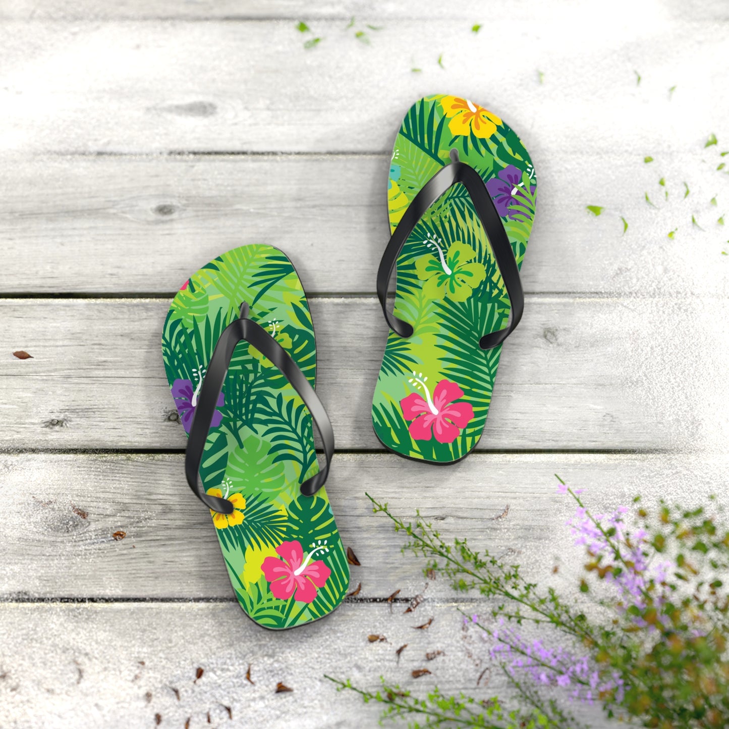 "The Tropics" Flip Flops