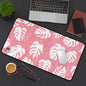 Red Monstera Desk Mat