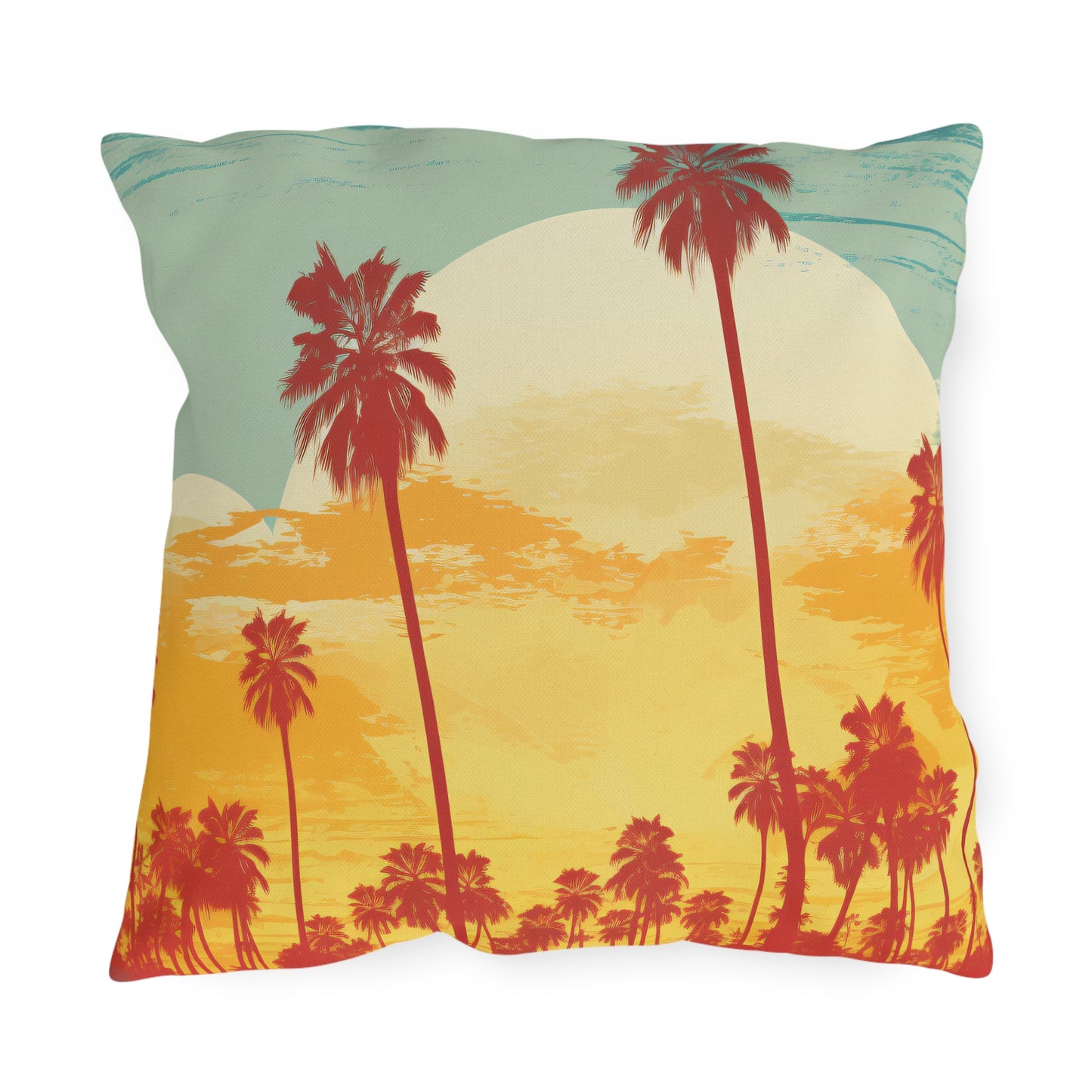 "Vintage California " Outdoor Pillow