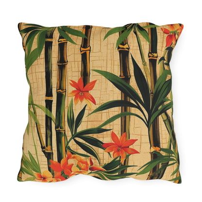 "Vintage Bamboo" Outdoor Pillow