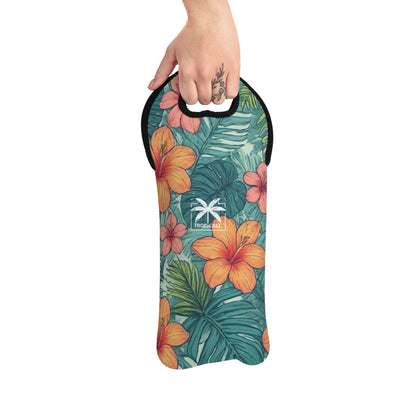 "Tropical Vibes" Wine Tote Bag