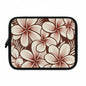 "The Plumeria" Laptop Sleeve - Mono Red