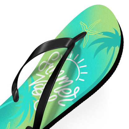 "Summer Vibes" Flip Flops