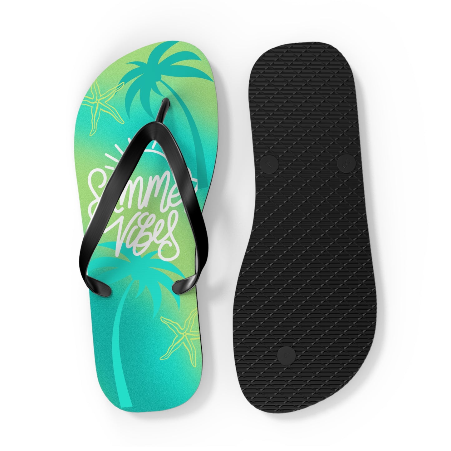 "Summer Vibes" Flip Flops