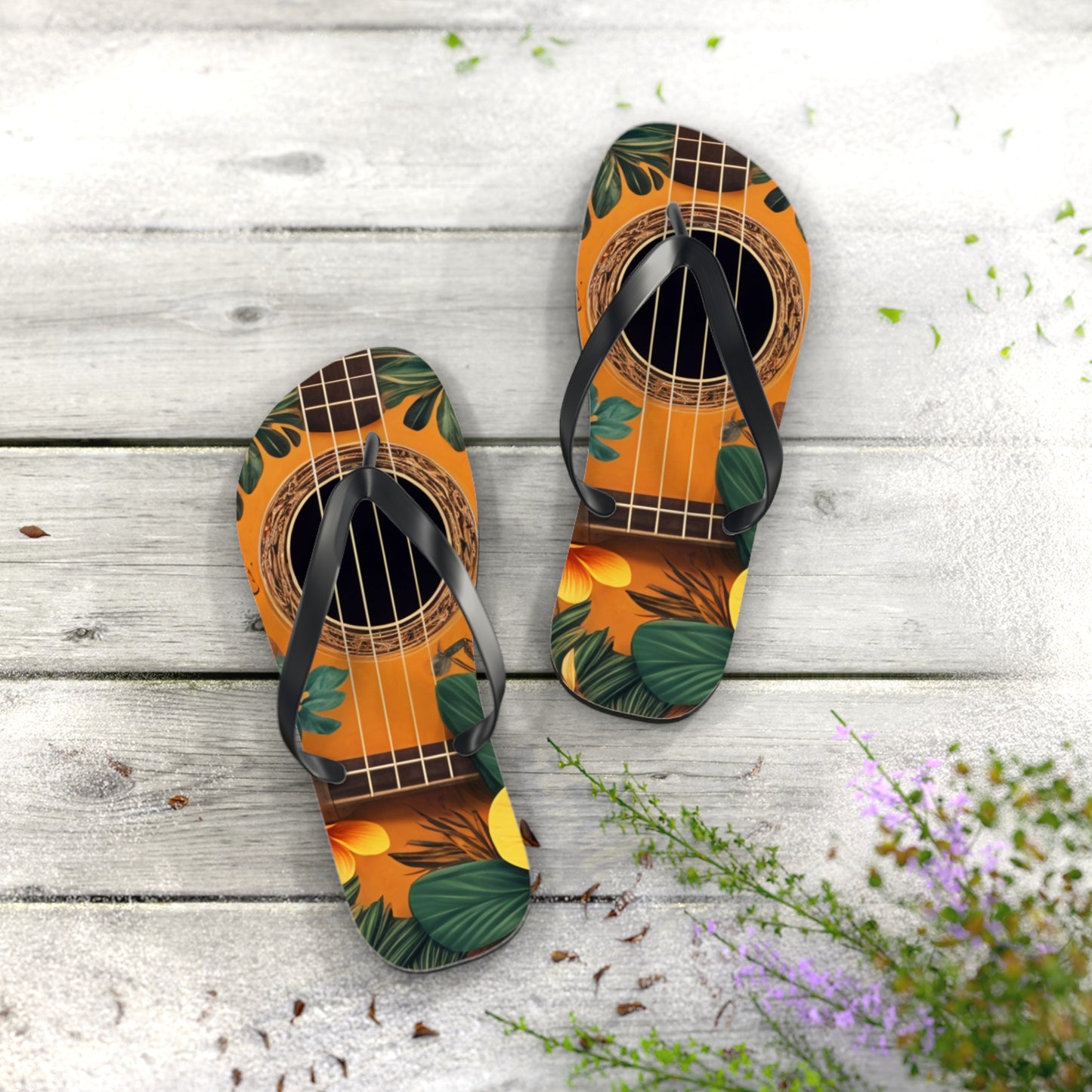 "The Ukulele" Flip Flop