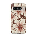 "The Plumeria" Phone Case - Mono Red