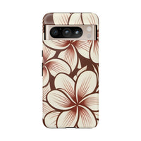 "The Plumeria" Phone Case - Mono Red
