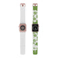 "The Classic Hibiscus" - Distressed Green Watch Band for Apple Watch