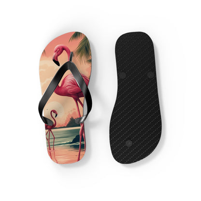 "Pink Flamingos" Flip Flops