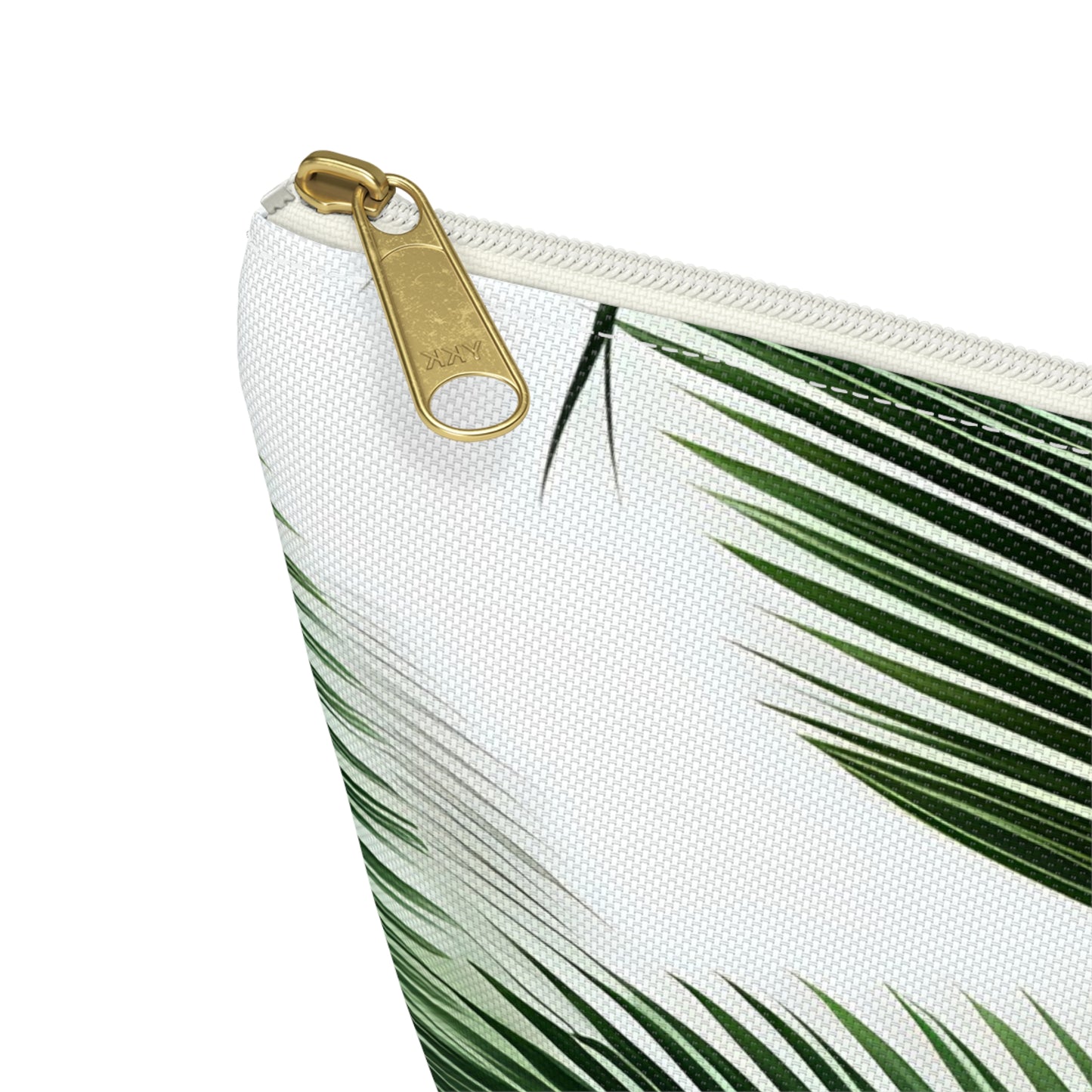 "The Palm Leaf"  Accessory Pouch w T-bottom