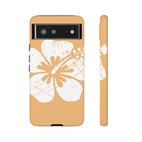 "The Classic Hibiscus" Phone Cover - Distressed Orange